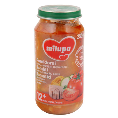 Tyrelė pom.tun.cuk.mak., MILUPA, 12 mėn.,250g