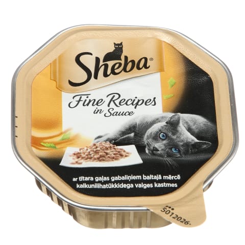 Kaķu konservi sheba ar tītara gaļu 85g