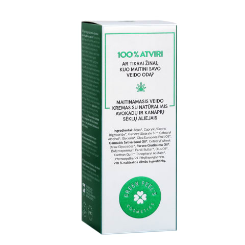 Veido kremas su avokadų al., GREEN FEEL, 50ml
