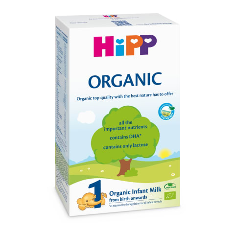 Ekol.pieno mišinys nuo gimimo HIPP, 300g