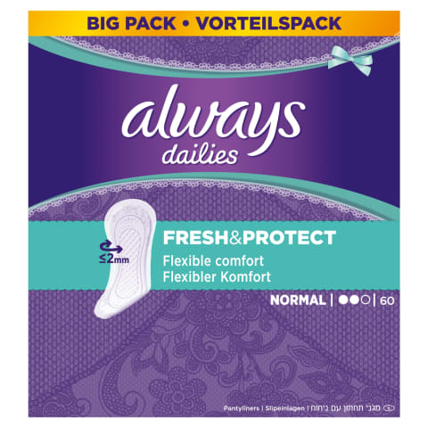 Pesukaitsmed Normal, ALWAYS, 60 tk