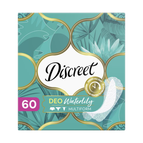 Pesukaitsmed Waterlilly, DISCREET, 60 tk