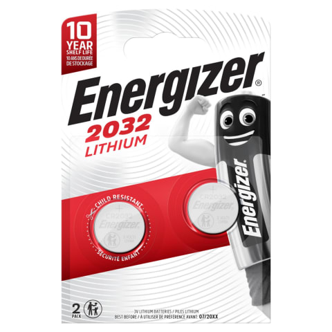 Baterijas Energizer  cr2032 3v 2 gab.