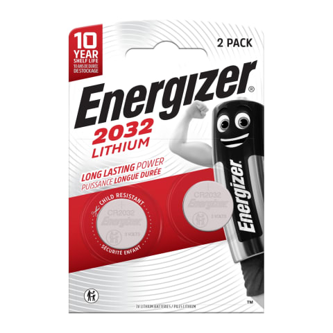 Baterijas Energizer  cr2032 3v 2 gab.