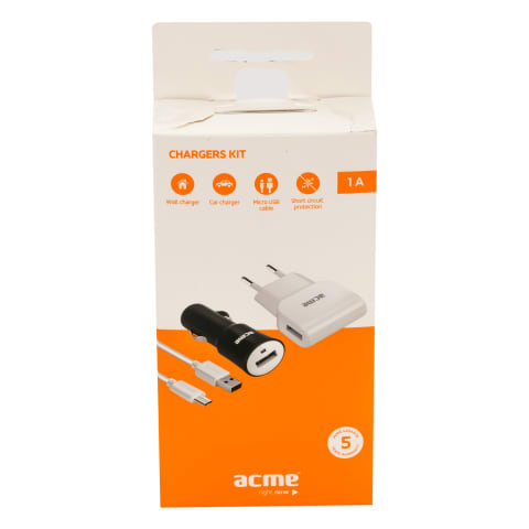 Universal 3in1 chargers kit Acme CH13