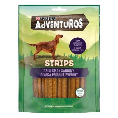 Skanėstai šunims ADVENTUROS STRIPS, 6 X 90g