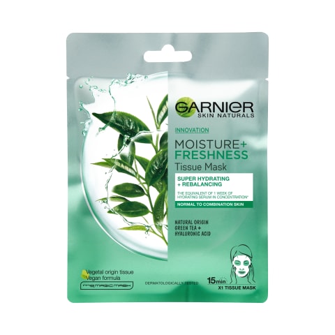 Sejas maska Garnier Green Tea 0.32g