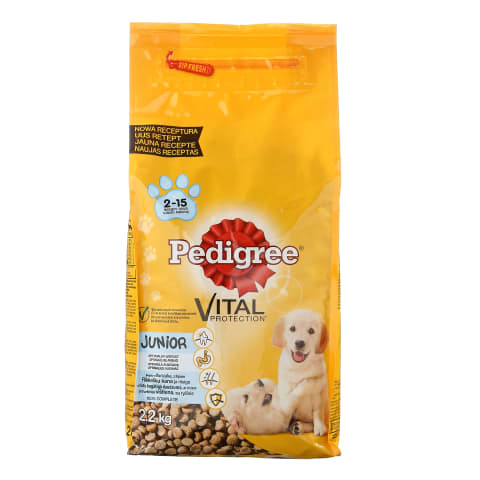Saus.šun.ėd.višt.ryž., PEDIGREE JUNIOR, 2,2kg
