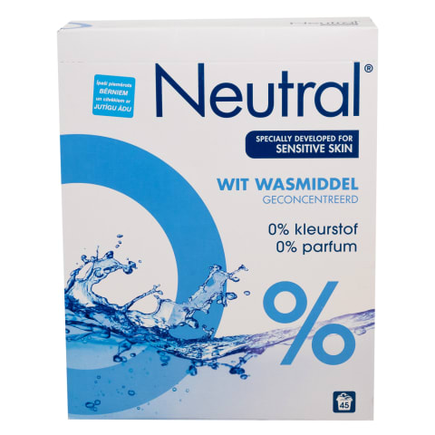 Veļas pulveris Neutral main wash 3kg