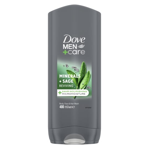 Dušas žel.Dove men mineral&sage 400ml