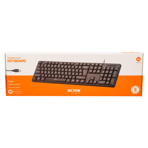 Klaviatūra ACME KS06 EN/LT/RU