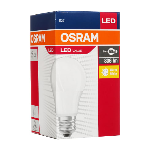 Led lamp Osram cla60 9w 827 e27 AW22