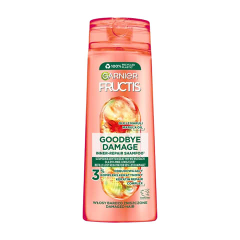 Fructis Good Bye Damage šampoon 400ml kahjustatud juustele