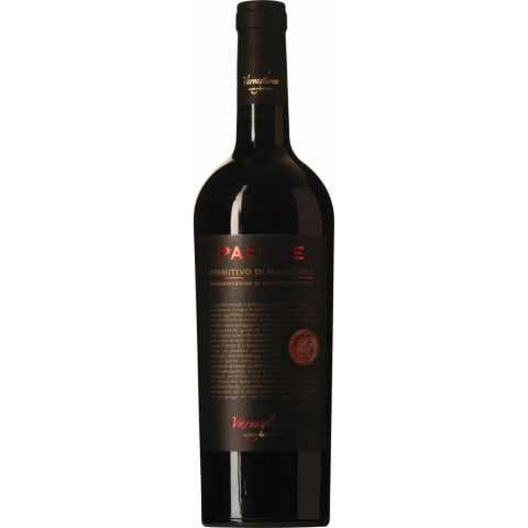 Raud. p. saus. vynas PAPALE PRIMITIVO, 0,75 l