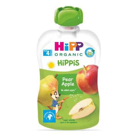 Püree pirni ja õuna bio Hippis alates 4. kuust 100g