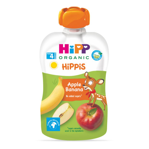 Ekol. obuol. ban. tyr. HIPP BIO, 4 mėn, 100 g