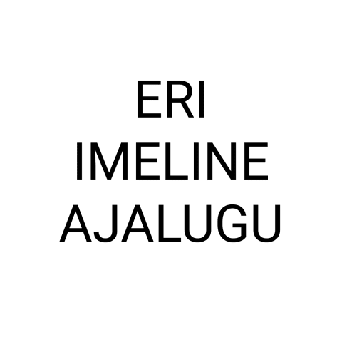 Ajakiri ERI Imeline Ajalugu