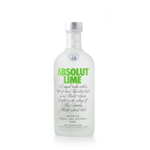 Degvīns Absolut Lime 40% 0,7l