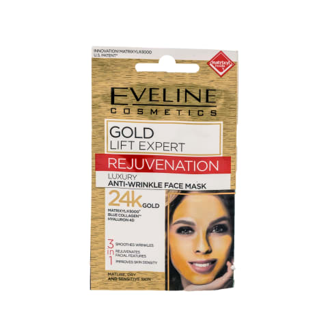 Sejas maska Eveline Gold Lift Expert 7ml