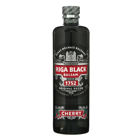 Sp.gėr.RIGAS BLACK BALZAM CHERRY, 30 %, 0,5 l