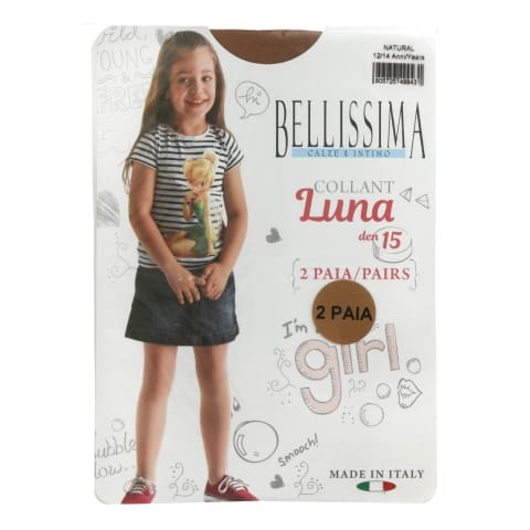 Bēr.zeķ.Belliss Luna 15 natur 12/14 2gab