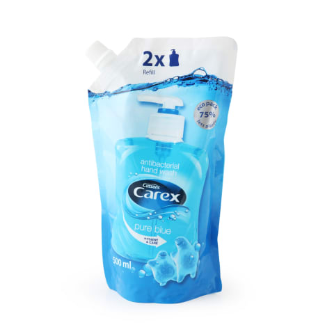 Skys.antiba.muilo papil.CAREX PURE BLUE,250ml