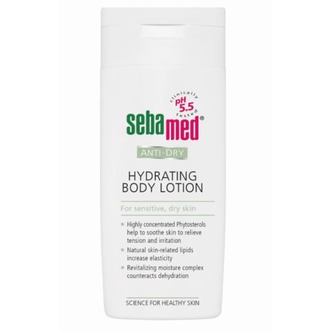 Drėkinamasis kūno losjonas SEBAMED, 200ml