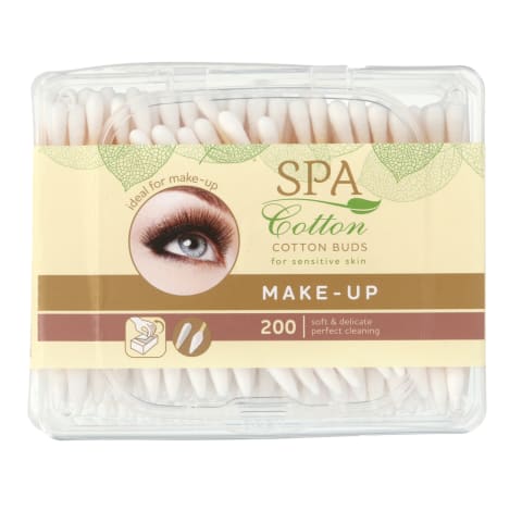 Ekol.vat.pagaliukaimakiažui SPA COTTON,200vnt