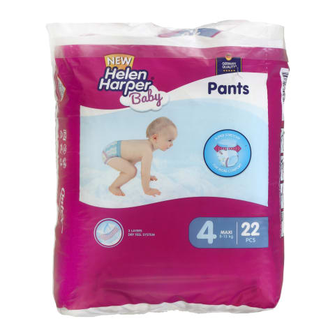 Püksmähkmed Smart Choice Maxi, suurus 4, HELEN HARPER, 8-13 kg/22 tk