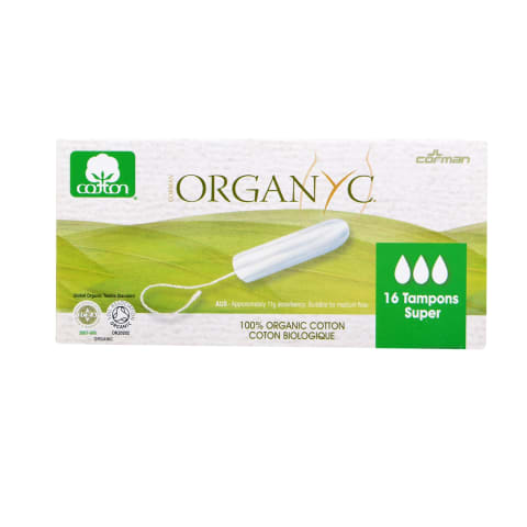 Tamponai ORGANYC SUPER, 16vnt.