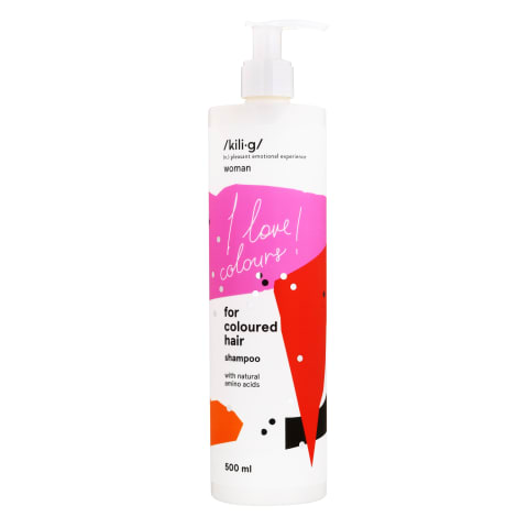 Šampūnas dažytiems plauk. KILIG WOMAN 500ml