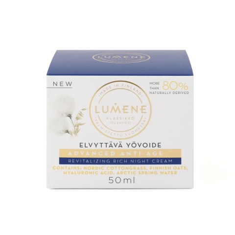 Nakts krēms Lumene Klassikko pret nov. 50ml