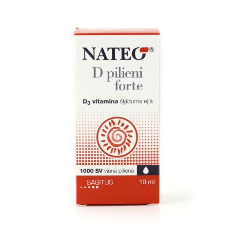 Vitamīns Nateo D pilieni Forte 10ml