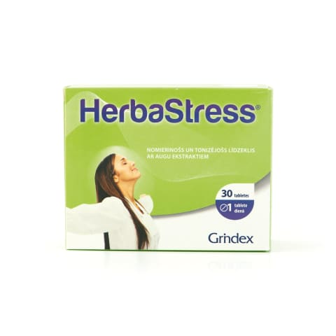 Tabletes Herbastress 450mg, 30 gab.