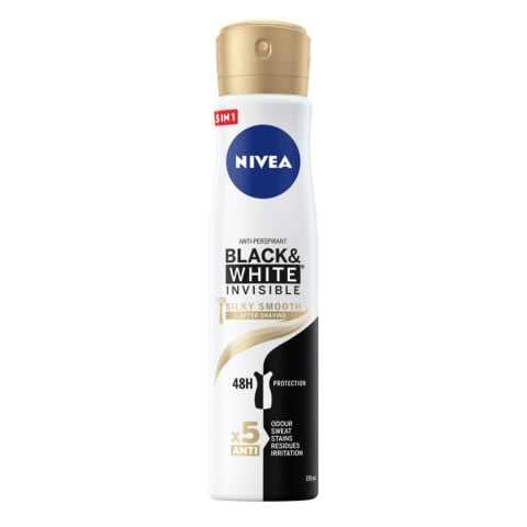 Deodorant Nivea black&white naistele 250ml