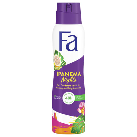 Mot.purš.dezodorantas FA IPANEMA NIGHTS,150ml