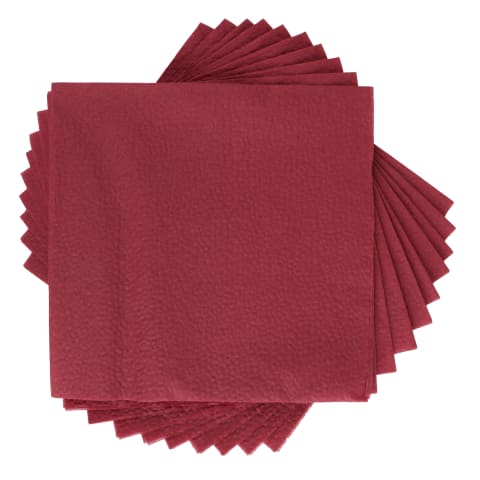 Salvrätikud burgundia 50tk 33x33cm