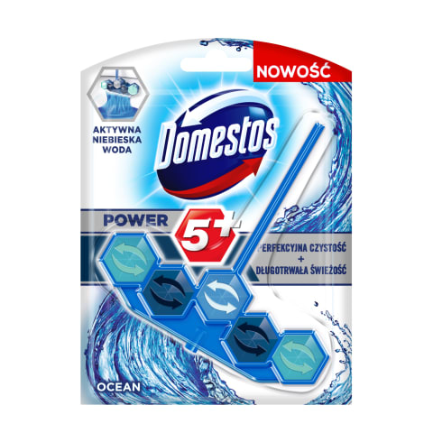 Tualeto val.DOMESTOS 5+ WATER COLOR OCEAN,53g