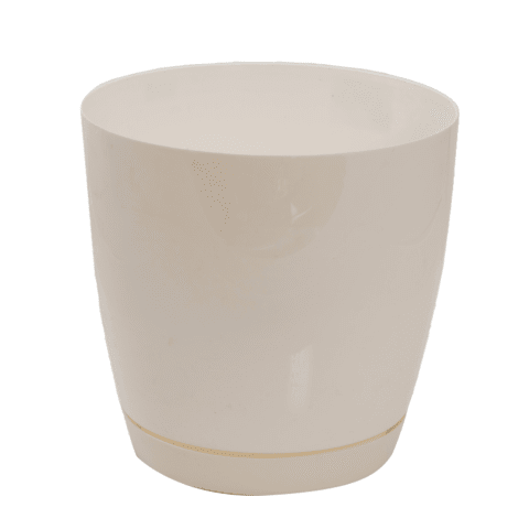 Puķu pods Toscana 19 cm balts