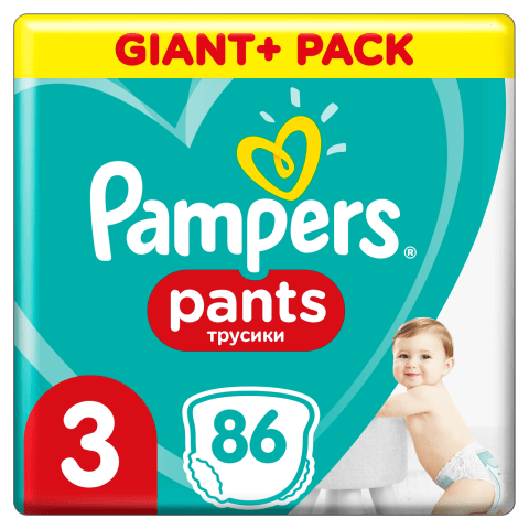 Autiņb. Pampers Pants GPP S3 6-11kg 86gb