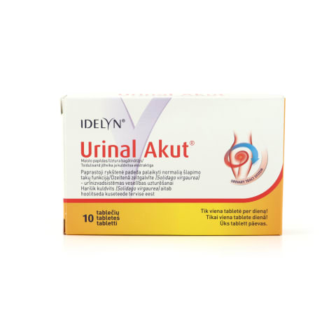 Uztura bagātinātājs Urinal Akut, 10 tabletes