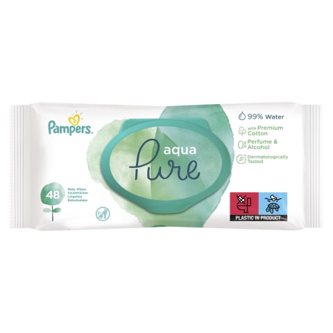 Niisked salvrätikud Pampers Pure 48tk