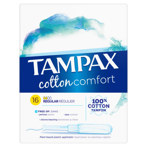 Higien.tamponai TAMPAX COTTON REGULAR,16vnt.