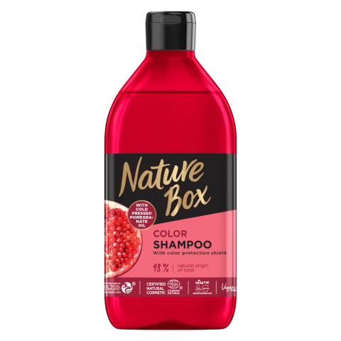 Šampūns Nature Box ar granātābolu 385ml