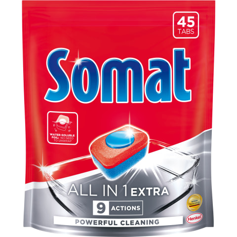 Indapl.tabl.SOMAT All in 1 Extra, 45vnt