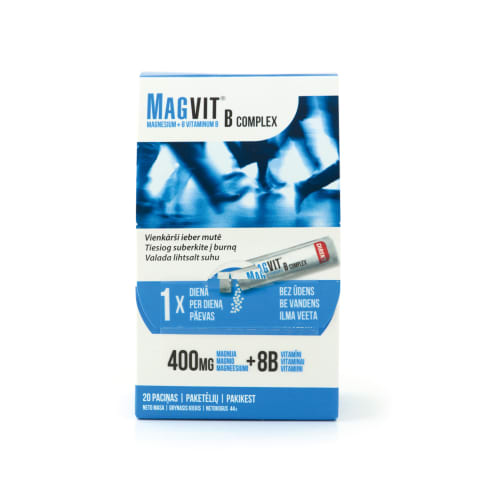 Granulas Magvit B6 Complex 400g, 20 paciņas
