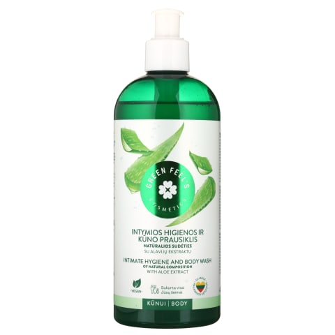 Int.hig. kūno prausiklis GREEN FEEL'S, 400ml