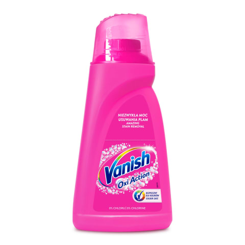 Traipu tīr.līdz.Vanish Oxi Action Pink 1000ml