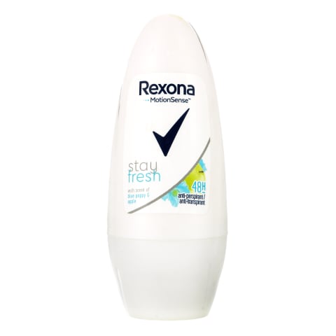 Rut.dezodor., REXONA BLUE POPPY APPLE, 50ml