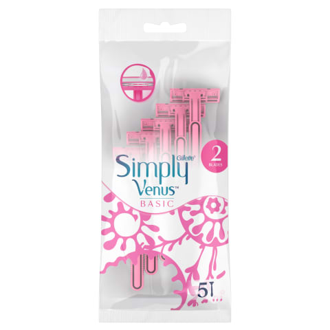 Vienr. skuvekļi Gillette Venus Simply 5 gab.